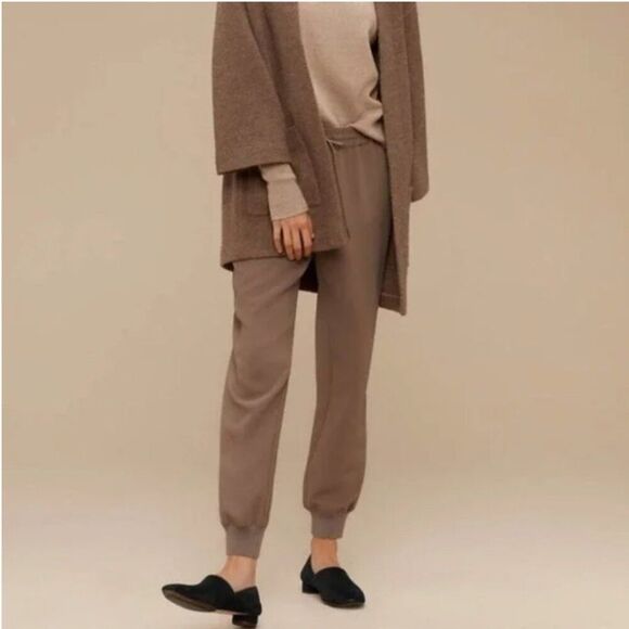 ARITZIA Wilfred Buffon Crepe Jogger Pants - Picture 12 of 12